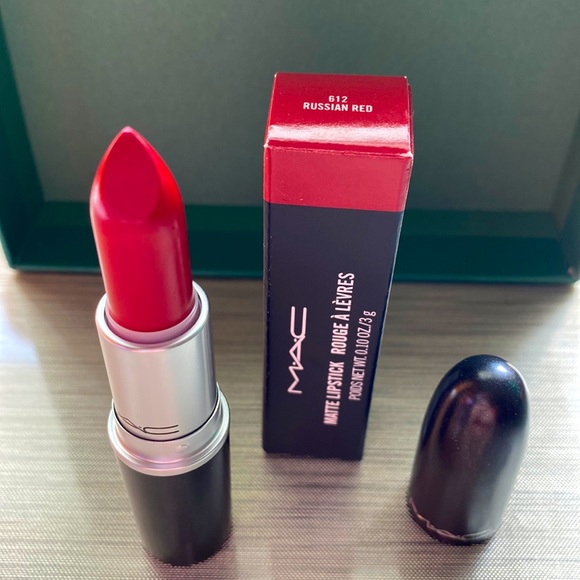 BRAND NEW MAC MATTE LIPSTICK Russian Red 612 ❤️❤️❤️ - Picture 3 of 7